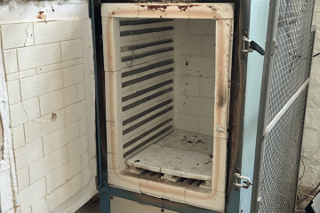 Hive's pottery kiln